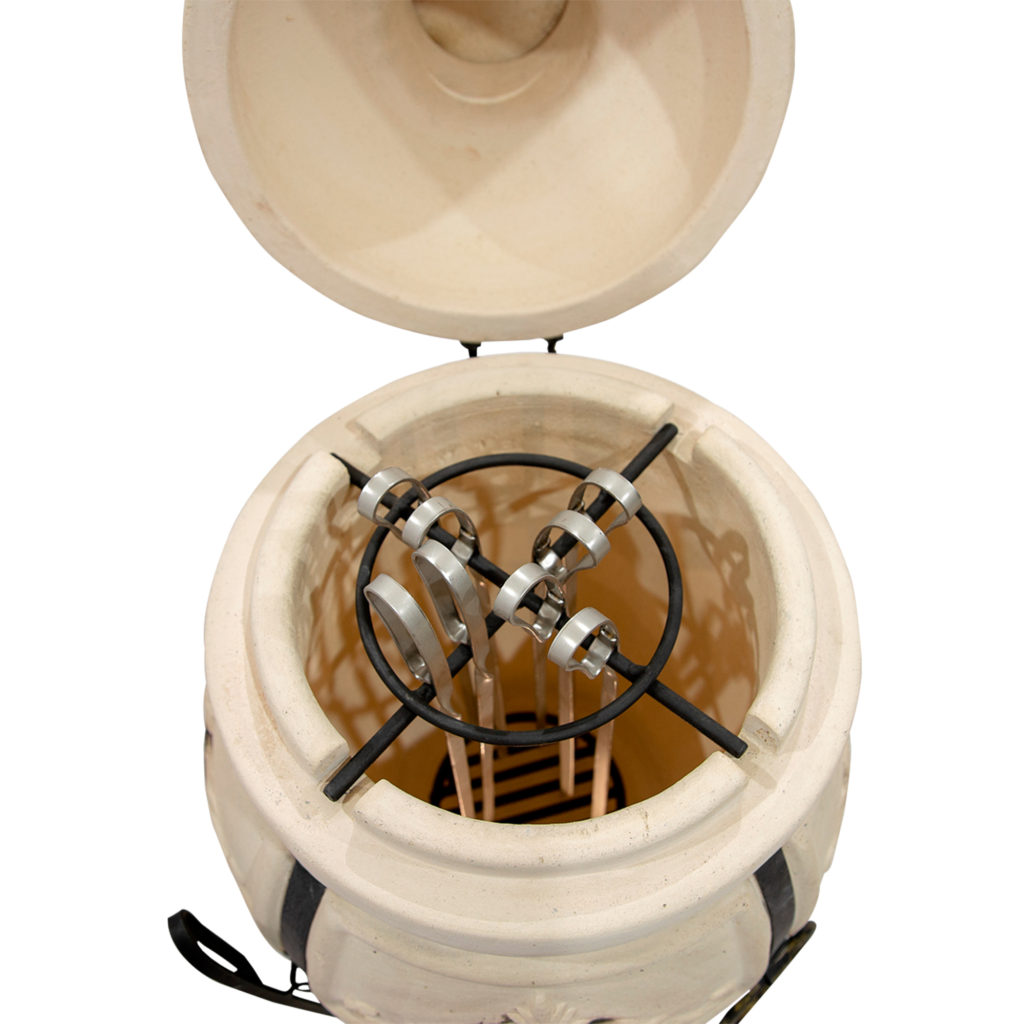 Тандыр Аполлон с откидной крышкой