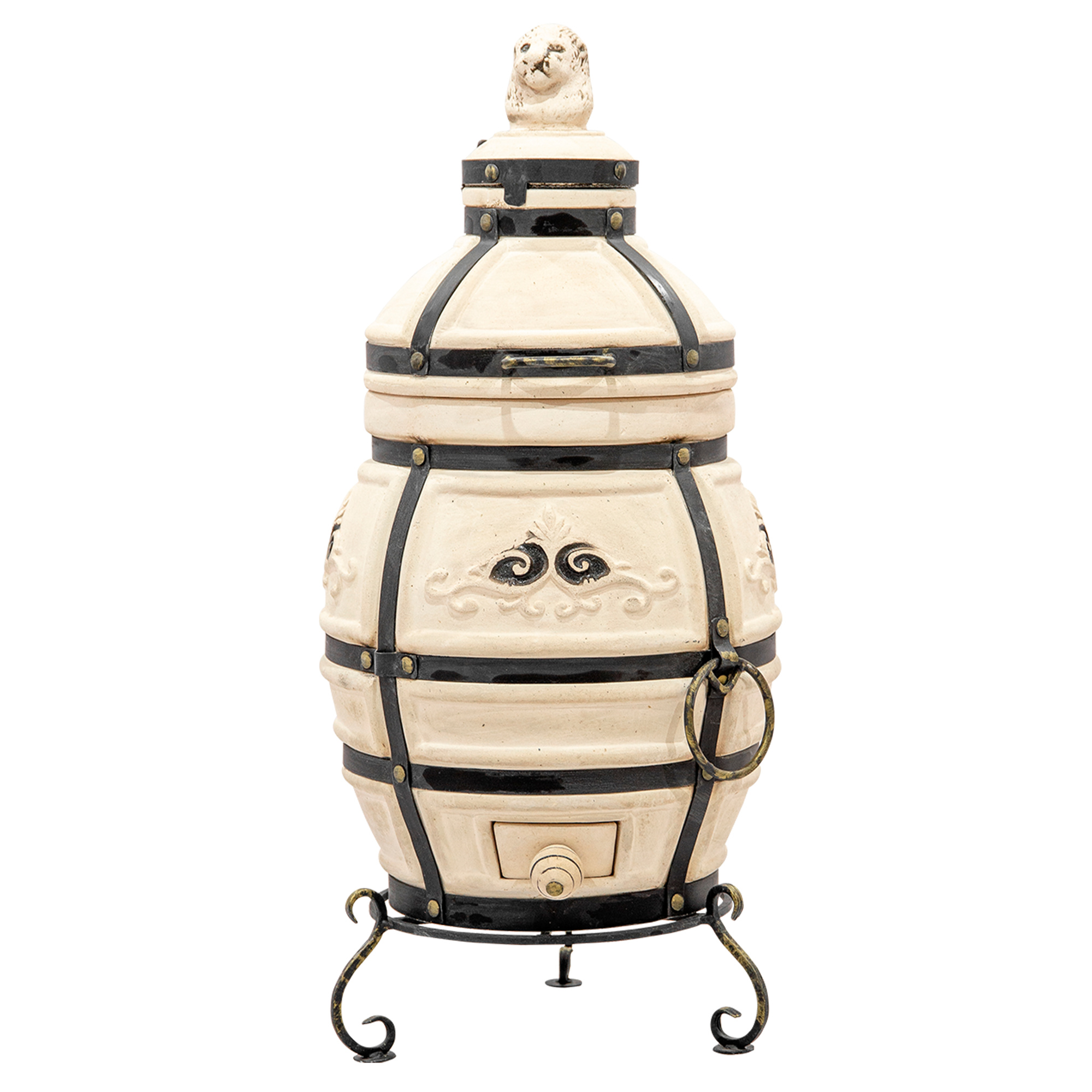 Тандыр Аполлон с откидной крышкой